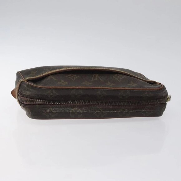 LOUIS VUITTON Monogram Compiegne 23 Clutch Bag M51847 LV Authentic - Picture 12 of 13